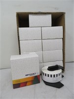 BOX 10 ROLLS BROTHER PAPER LABELS