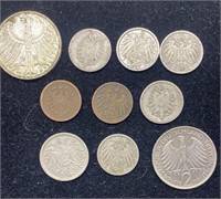 1875-1966 German coins