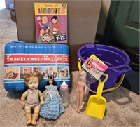 Lot Of Children's Vintage  Dolls/toys