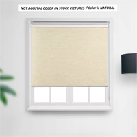 34" Blackout Roller Window Shade - Natural READ*