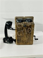 Antique Wood case phone