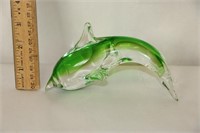 Blown Glass Dolphin FIgurine