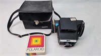 Keystone camera with Polaroid film