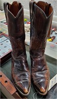 Old cowboy boots w Eagle or Phoenix  design sz 11