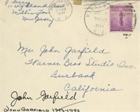 John Garfield signed envelope