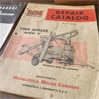 Minneapolis Moline Repair Catalog Corn Sheller