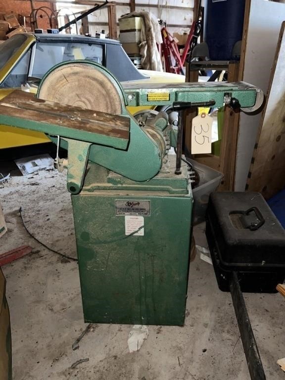 Grizzly 6"-9" Belt/Disc Sander Combo