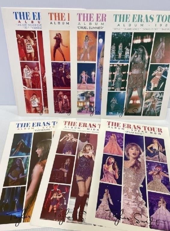 Set of 24 Taylor Swift wall posters 8x12"