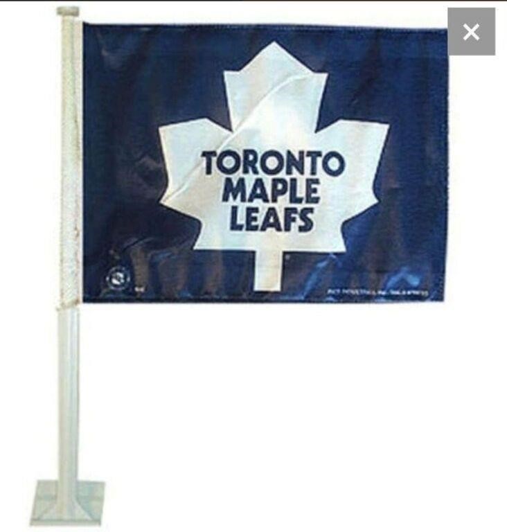 Car Flag NHL Toronto Maple Leafs
