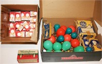 Lot Of Vintage Colored Light Bulbs