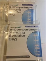 2 Hanging Sweater Storage Bags