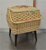 Vintage sewing basket