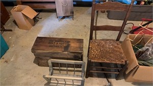 Marilyn Bolton nut wood crate from Baltimore,