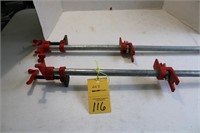 Pair Bessey Pipe Clamps