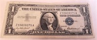 1957 One Dollar Silver Ceritifcate Bill
