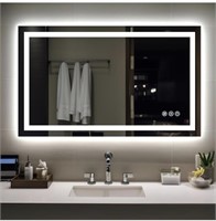 24x40 Inch LED Bathroom Mirror - Lighted Vanity