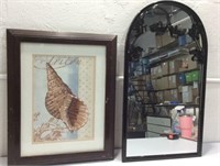 Mirror and Print of Seashell K15E