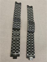 TWO MENS FACELESS WATCHES 9"X1"