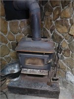 Woodburner Stove w/Tools & Coal Bucket