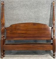 Mahogany Queen Size Canopy Bed