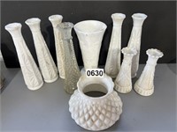 Lot of Vases & Small Lamp Shade