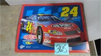 Jeff Gordon Tin Sign