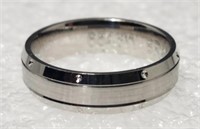 Band Ring Sz 10 Industrial Style