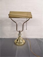 Table Top Brass Style Lamp, working.