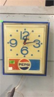 PEPSI COLA CLOCK