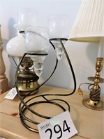 Lamp and Candle holder lot