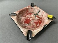 End Of The Day Agateware Ashtray