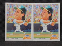 2- 1991 Score #398 Jose Canseco All-Star B