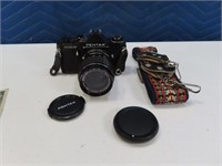 PENTAX model ME-Super blk vtg Camera w/ Lens & Stp
