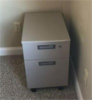 Grey Mobile file - printer stand