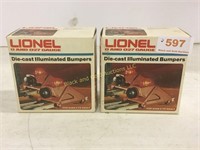 Lionel Die-cast illuminated bumpers