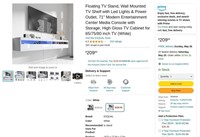 B6419  Floating TV Stand