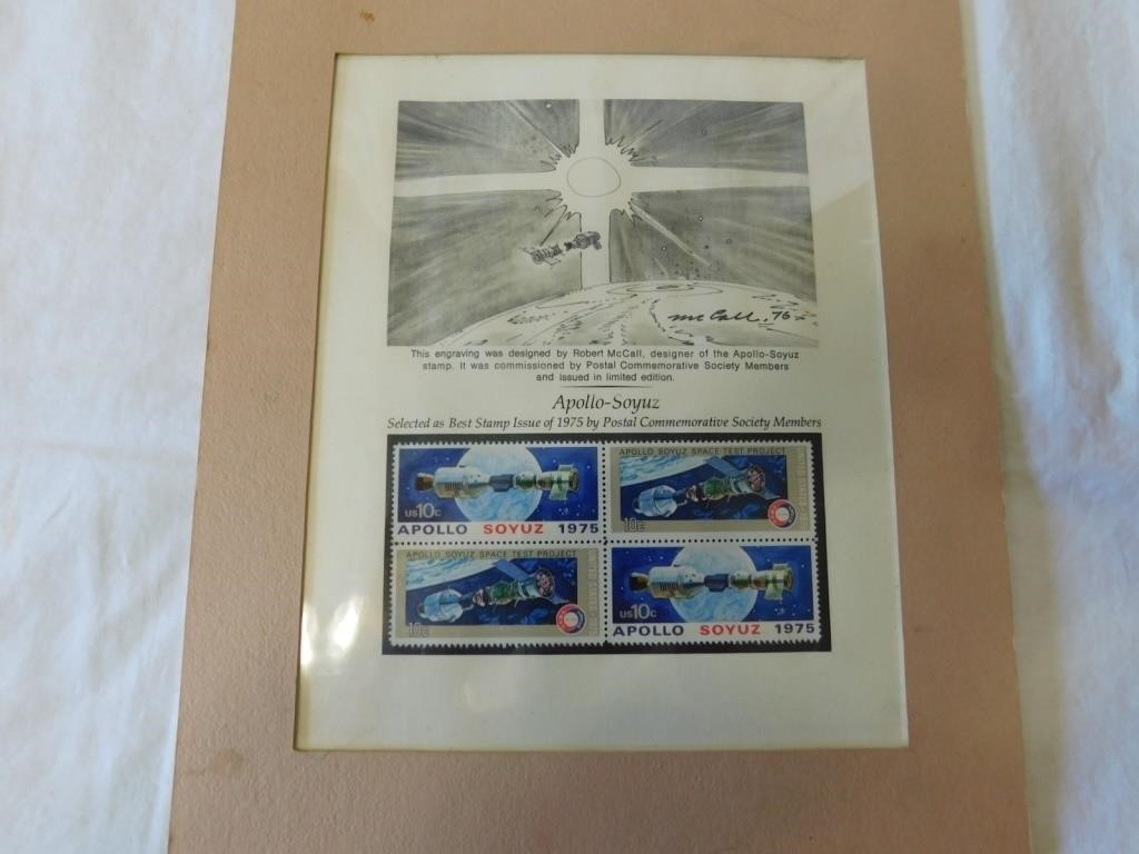 1975 Apollo Soyuz. stamps
