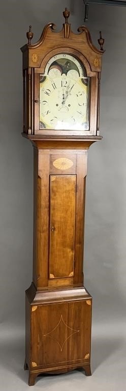Tall case clock by Robert Guthrie, Carlisle, PA