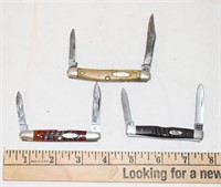 3 CASE POCKET KNIVES - CONDITIONS AS SHOWN