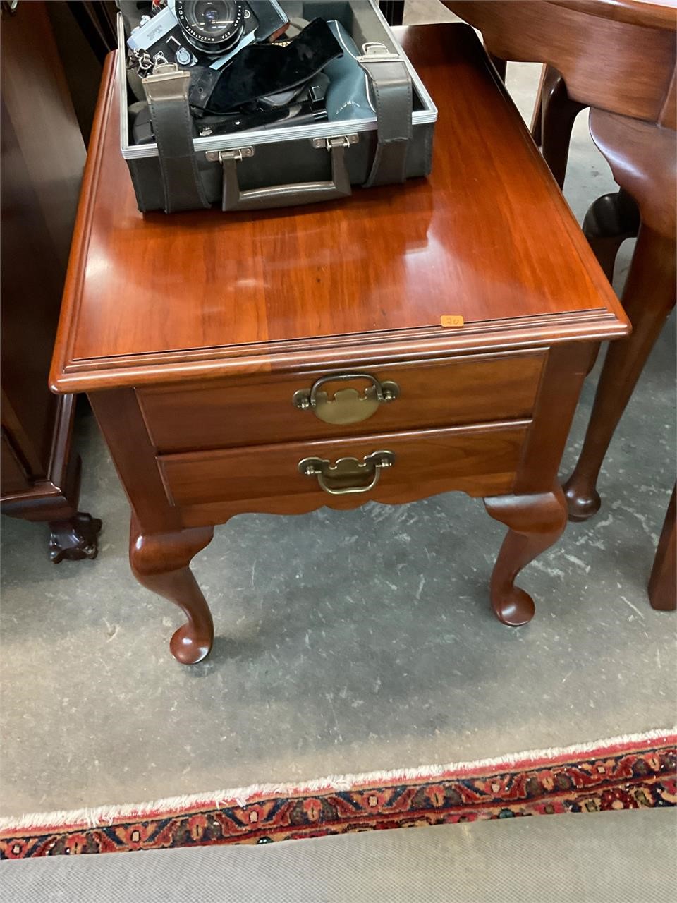 Henkel Harris Black Cherry Side Table