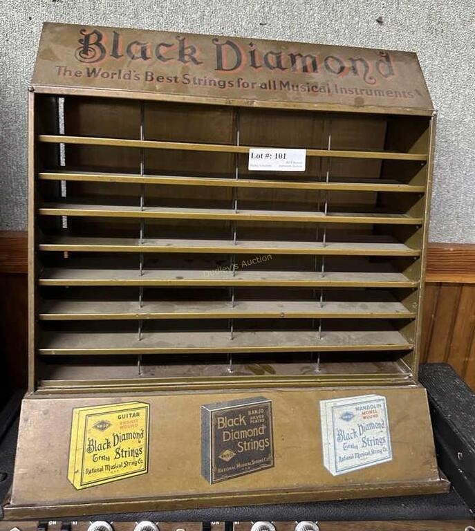 Antique Black Diamond Bronze String Metal Cabinet