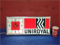 Uniroyal Tire Display Clock
