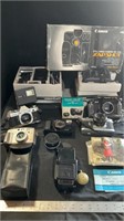Various Canon Cameras