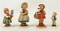 Four Hummel Porcelain Figurines