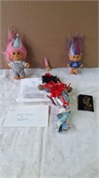 (3) Assorted Troll Figures & More