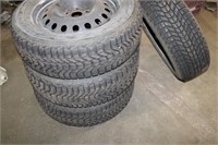 Firestone Winterforce M&S  215/65/R17 Tires & Rims