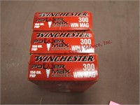 3 boxes 60 rounds 300 win mag Winchester