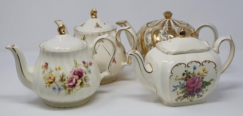 [4] Sadler England Tea Pots