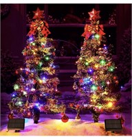 Solar LED Christmas Tree Lights, 8 Modes,