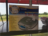 TAYLOR GLASS DIGITAL FOOD SCALE NO BATTERY COVER